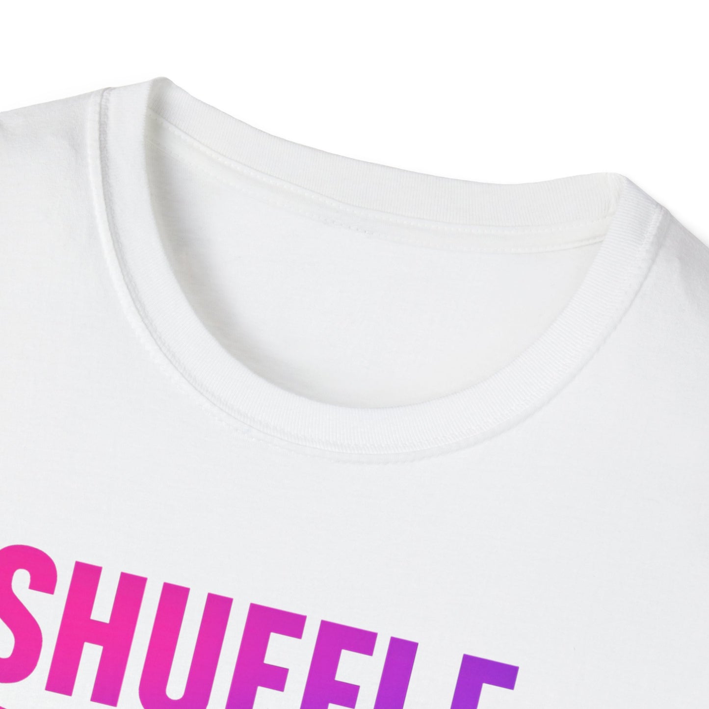 Shuffle Play Games Unisex Softstyle T-Shirt - 'Shuffle. Play. Games. Repeat.' - Casual Gaming Tee